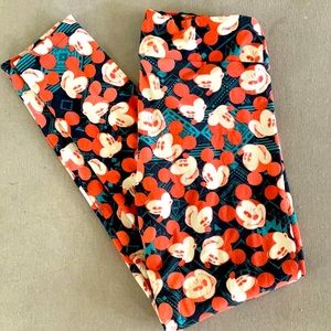 LulaRoe one size Disney Mickey Mouse leggings